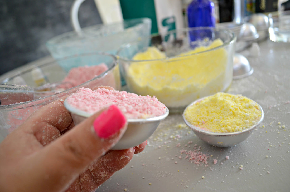 Mix and Mold Your Own Bath Bombs