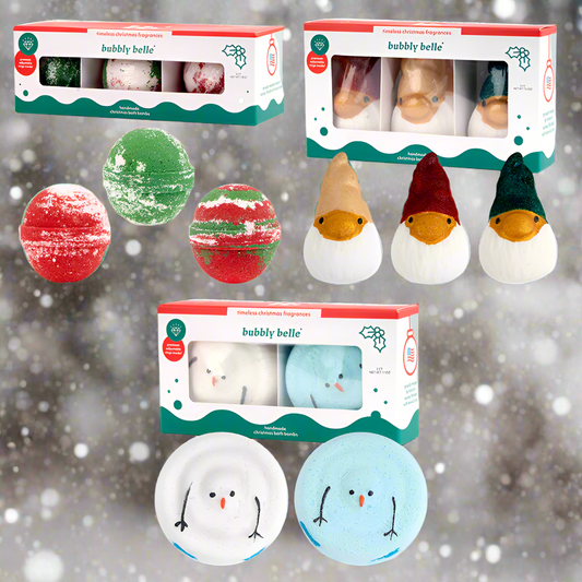 Christmas Bundle - Gift Boxed Bath Bombs with Rings