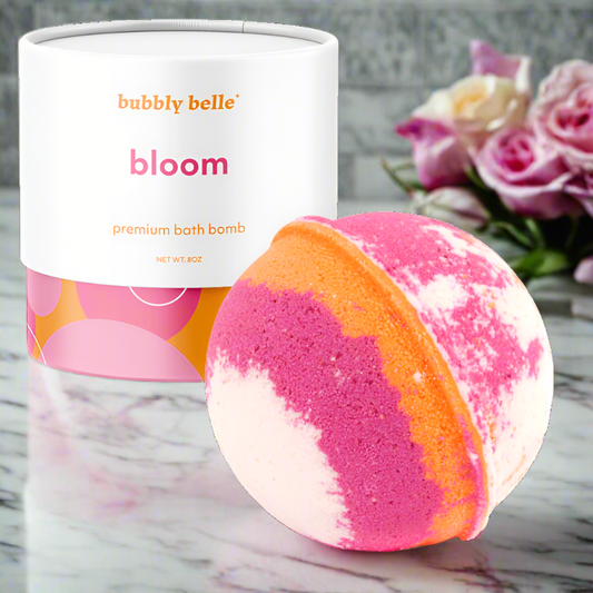 Bombe de bain Bloom Premium de 8 oz + bague en argent sterling .925