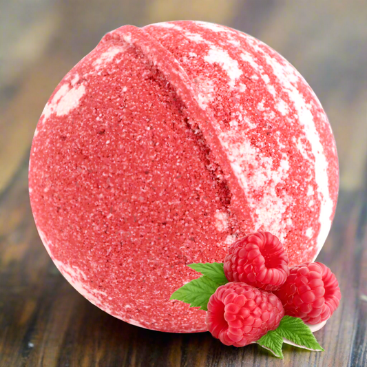 Raspberry Sorbet Bath Bomb (6oz w/Ring)